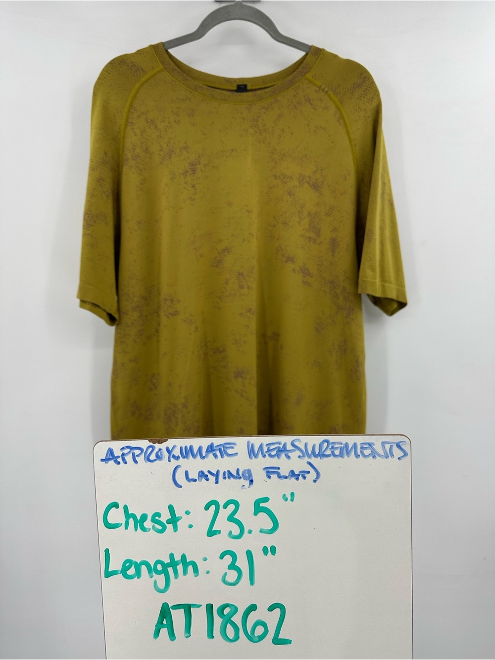 lululemon athletica Men's Green And Brown Short Sleeve Performance Tee XL - Picture 11 of 11